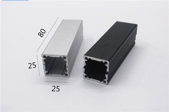 Kandang Ekstrusi Aluminium 25 * 25 * 80mm PCB Listrik