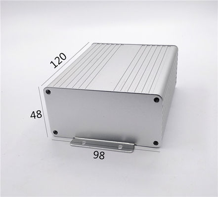 98*48*120mm Extruded Aluminum Enclosure With Flange End Plate