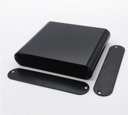 Anodized Black 115*24*100mm Extruded Aluminum Enclosure for Power Bank