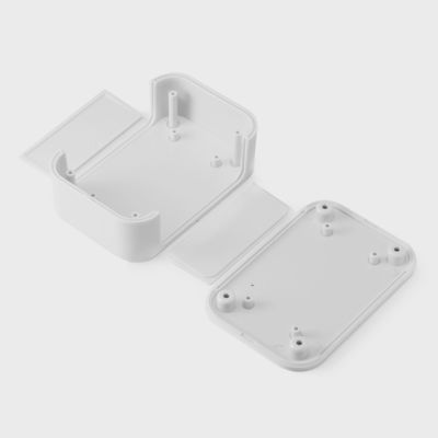 100*67*35mm Black and White IoT Small Plastic Case For WIFI Router Enclosure With Baffle