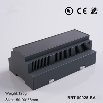 Kotak Rel DIN 159*90*58mm 9 Modul Kotak Rel DIN untuk Kontrol Industri & Catu Daya