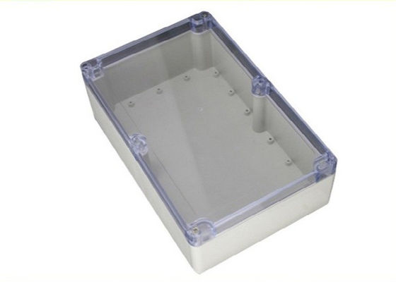 Disegel 263 * 182 * 60mm Ip65 Kandang Plastik Dengan Tutup Yang Jelas